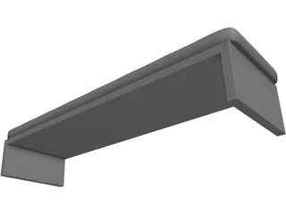 Bench 3D Model preview