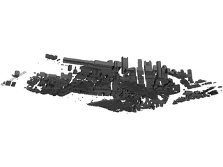 Boston City Hall 3D Model preview