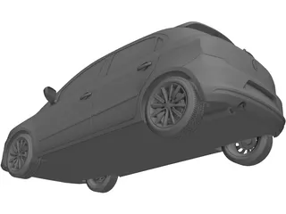 Volkswagen Gol GT (2015) 3D Model preview