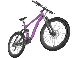 Bicycle Enduro 3D Model preview
