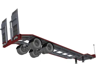 Low Loader 3D Model preview