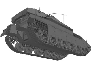 Merkava IV 3D Model preview