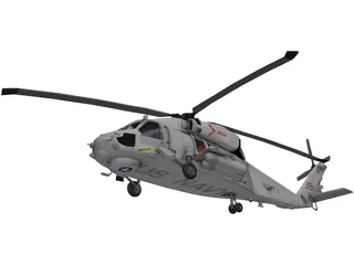 Sikorsky SH-60 Seahawk 3D Model preview