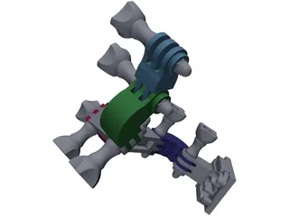 GoPro Connectors 3D Model preview