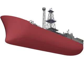FPSO Noble Seillean 3D Model preview