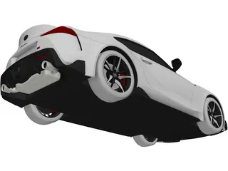 Toyota Supra [A90] (2019) 3D Model preview