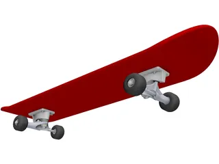Skateboard 3D Model preview