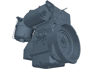 Deutz D2011 L02 Engine 3D Model preview