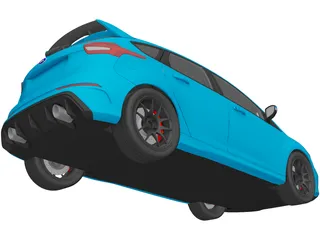 Ford Focus RS 3D Model preview