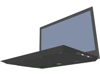 Lenovo Laptop 3D Model preview
