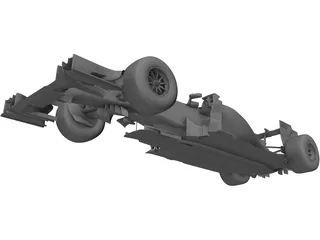 Mercedes-Benz F1 W06 Hybrid (2015) 3D Model preview