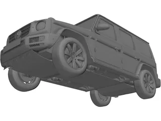 Mercedes-Benz G500 G-Class (2019) 3D Model preview