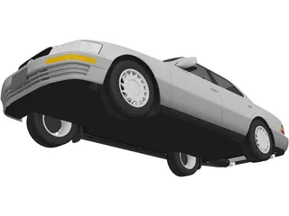 Lexus LS 400 (1989) 3D Model preview