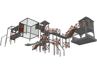 Kids Area 3D Model preview