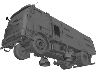 JieFang Road Sweeper 3D Model preview