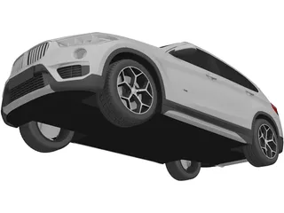 BMW X1 (2016) 3D Model preview
