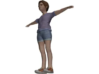 Child 3D Model preview