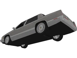 Cadillac Deville (1992) 3D Model preview