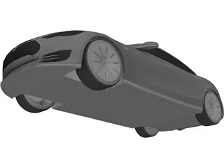 Tesla Model S P100D 3D Model preview