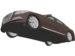 Hyundai Genesis G380 (2014) 3D Model preview