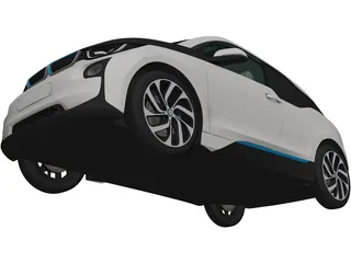 BMW i3 (2014) 3D Model preview