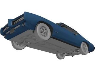Pontiac GTO Judge Hard Top 3D Model preview