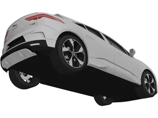 Jaguar I-Pace (2019) 3D Model preview