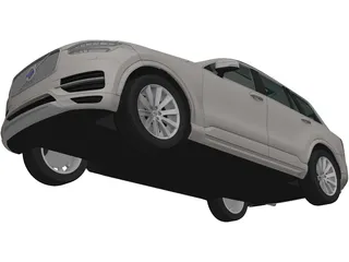 Volvo XC90 T5 (2015) 3D Model preview