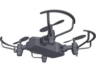 Drone 3D Model preview