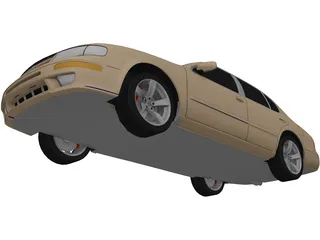 Nissan Maxima GLE (1998) 3D Model preview