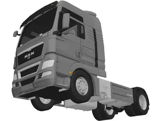 MAN LKW 3D Model preview