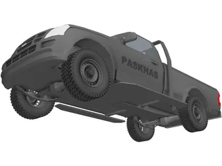 Isuzu D-Max (2006) 3D Model preview