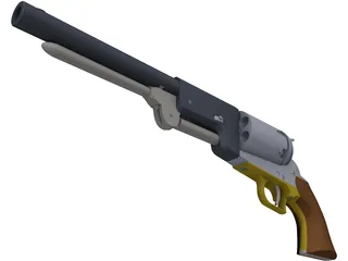 Colt Walker 3D Model preview