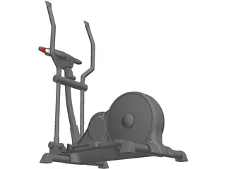 Treadmill Kettler 3D Model preview