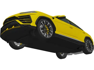 Lamborghini Urus (2019) 3D Model preview
