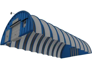 Hangar 3D Model preview