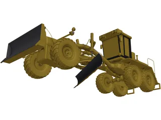 Grader GS-2501 3D Model preview