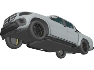 Mercedes-Benz X-Class (2018) 3D Model preview