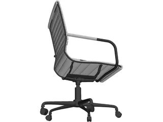 Cadeira Seattle Home Office Chair 3D Model preview