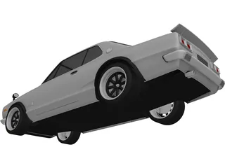 Nissan Skyline 2000GT-R (1968) 3D Model preview