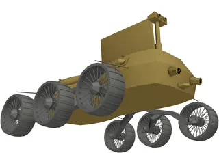 Rover Chandrayaan 3D Model preview