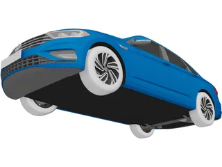 Volkswagen Jetta SEL (2019) 3D Model preview
