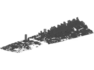 Philadelphia City 3D Model preview