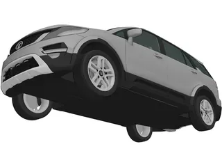 Tata Hexa (2016) 3D Model preview