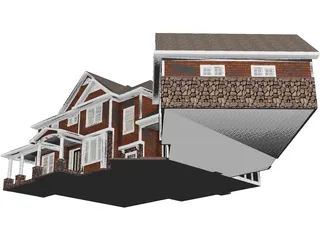 Villa 3D Model preview