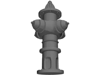 Fire Hydrant 3D Model preview