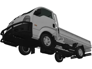 Kia K2700 Bongo Simple Cab (2014) 3D Model preview