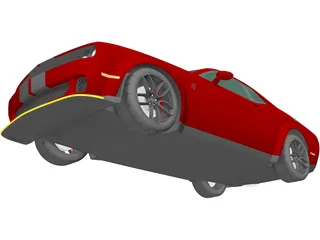 Dodge Challenger SRT Hellcat WideBody (2018) 3D Model preview