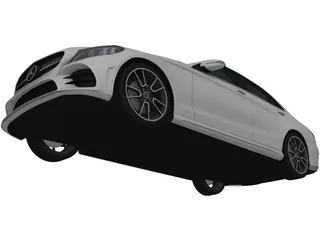 Mercedes-Benz C-Class (W205) (2018) 3D Model preview