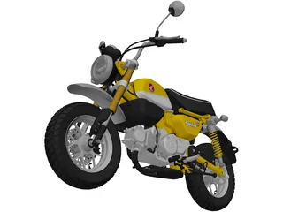 Honda Monkey 125 (2019) 3D Model preview